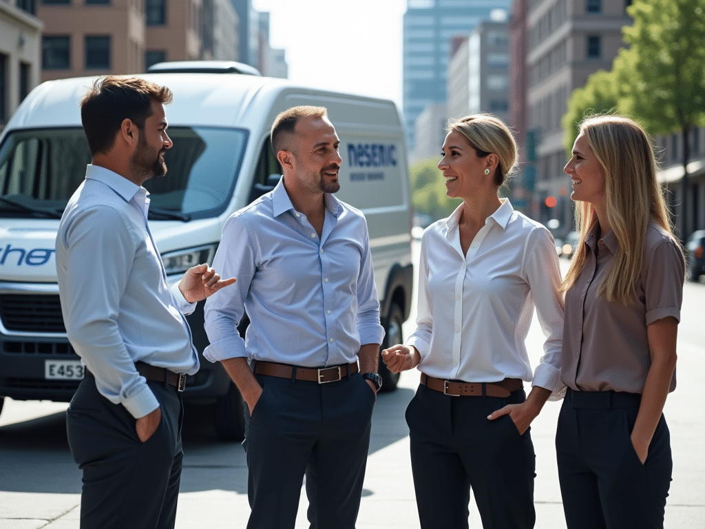 Collaborateurs pour location de vehicule utilitaire electrique